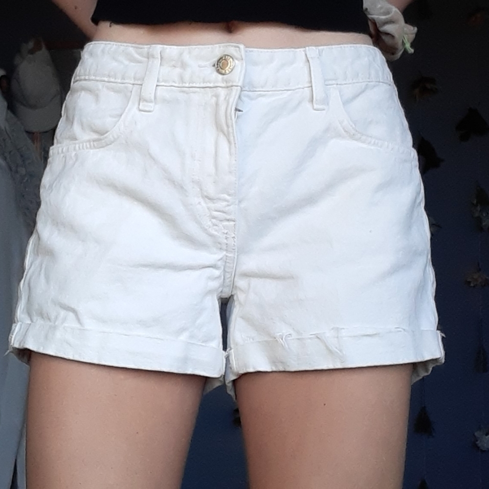 white shorts